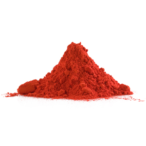 Transparent red iron oxide